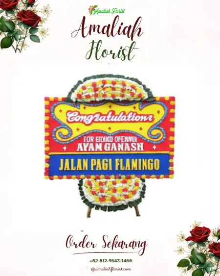Sewa Papan Bunga Kolongan